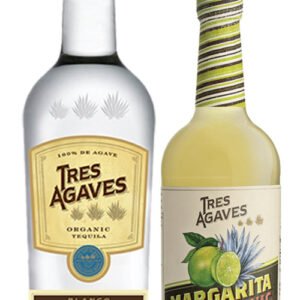 Tres Agaves Blue Blanco Tequila With Margarita Mix